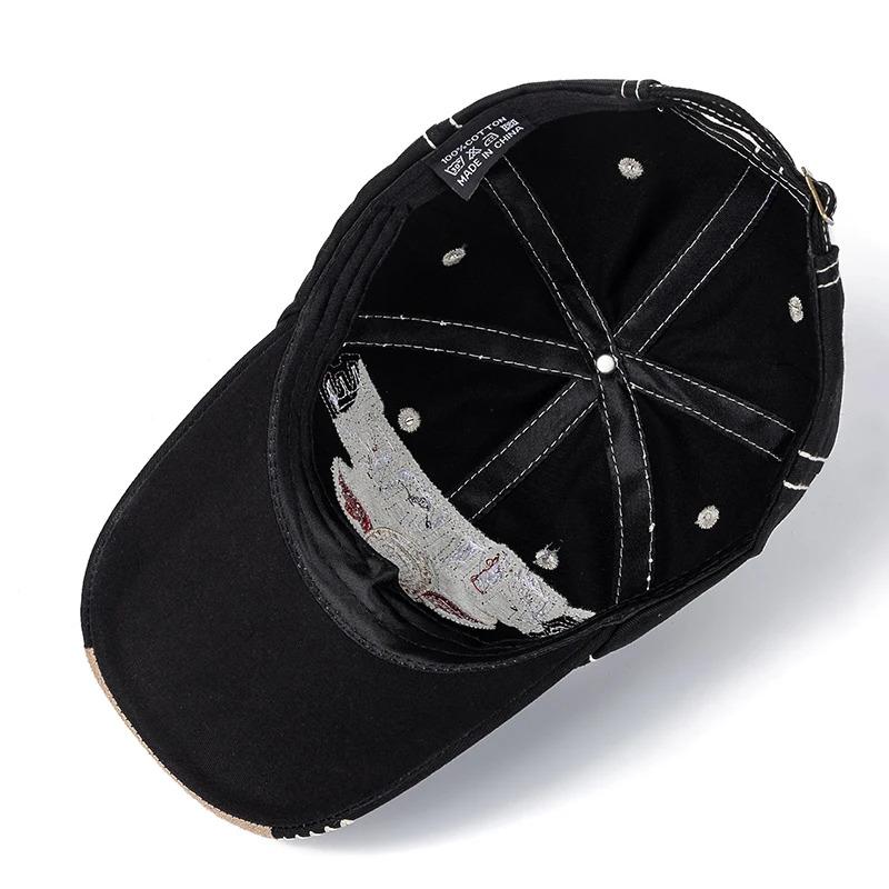 New Unisex Cap Letter Embroidery Cotton Baseball Cap Casual Outdoor Adjustable Cap For Women Men Fashion Street Hat