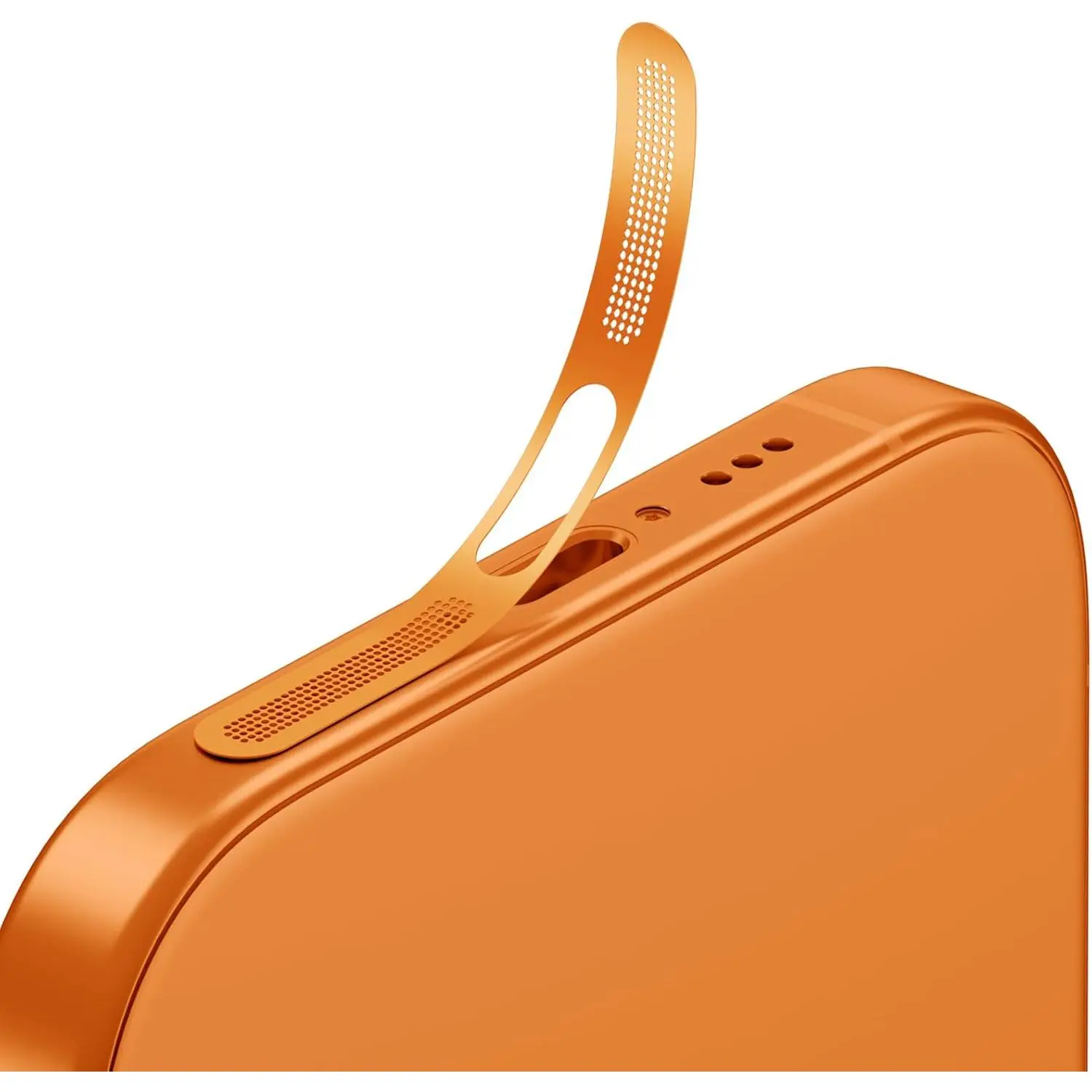 for  17 Pro Speaker Mesh Anti Dust Proof Cover-5pcs/Cosmic Orange | Metal  Speaker Dust Cover,17 Pro Accessories,Anti Dust,Zero Sound Loss,Invisible Fit,Case Friendly,-Free