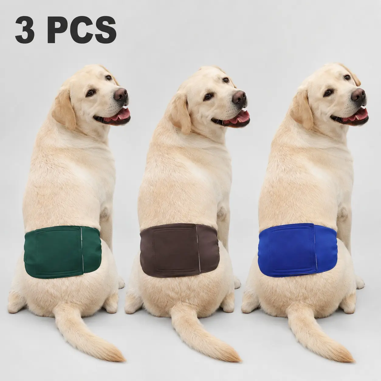 3 Pcs Cute Dog Period Pants for Puppy, small and medium dogs and cats, Washable and Stylish, Comfortable and Breathable, Ideal for Daily Use, Pet Care Essentials, Puppy Diapers Suitable for male dogs