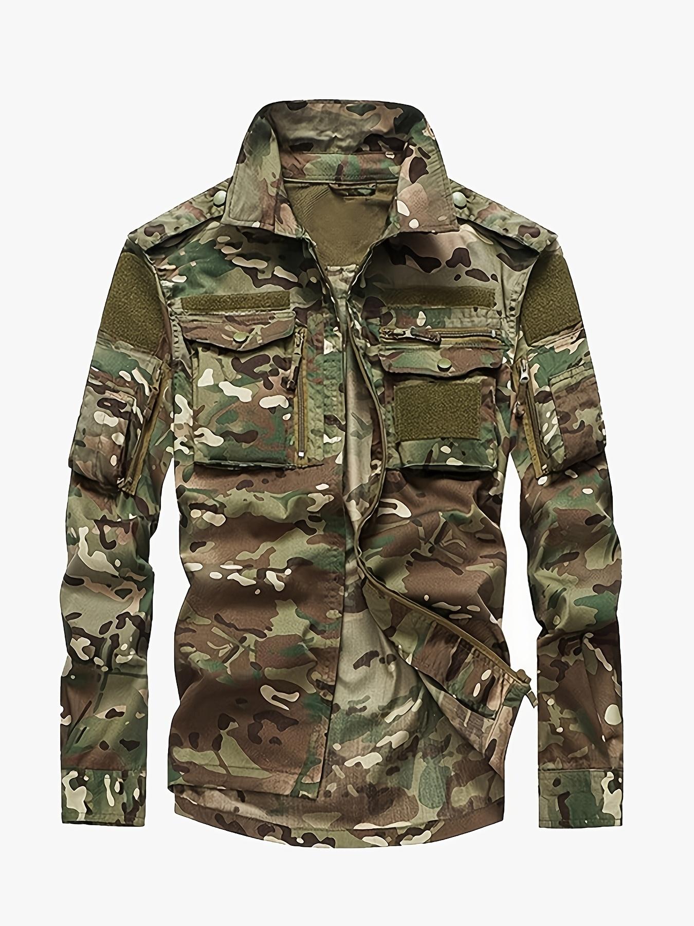 High-Quality Training Uniform Outdoor Acu Uniform Original Durable Lightweight Training Outdoor Jacket Outdoor Fitness Training Pants Suitable for Hiking, Logging, Blacksmithing, Camping, Sports, Fishing