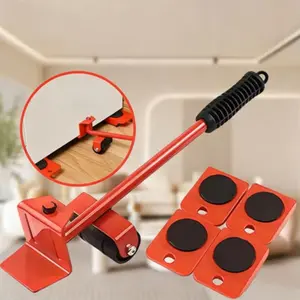 Home Furniture Mover Kit, Effortless Moving Tool, Wheel Lever Set, Universal Casters for Easy Relocation, Perfect for Household Use