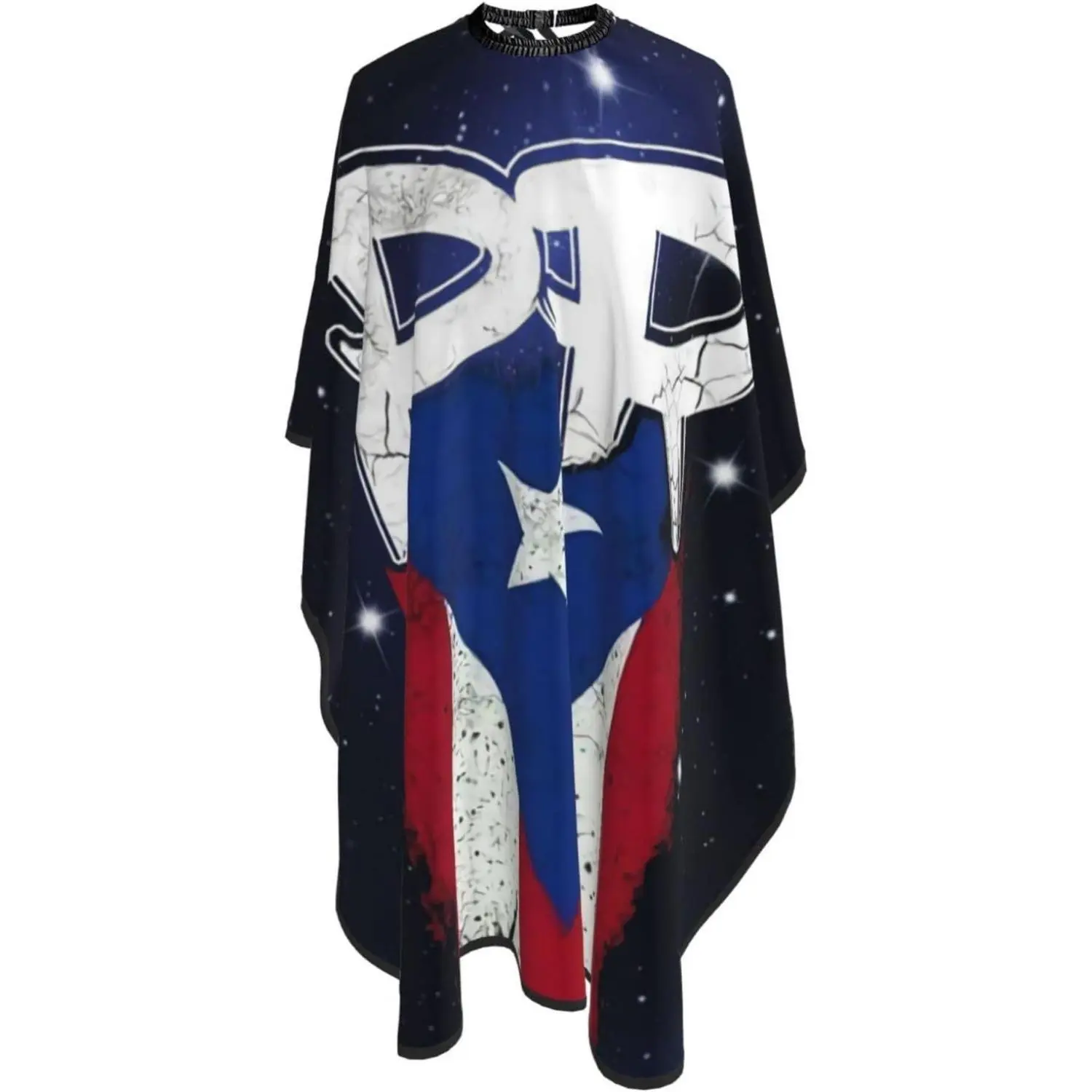 Puerto Rico Pr Flag Salon Barber Cape - Professional Hairdressing Waterproof Hair Cutting Cape With Adjustable Snap Closure-Haircut Apron For Hair Stylist And Home Use-55''X66''