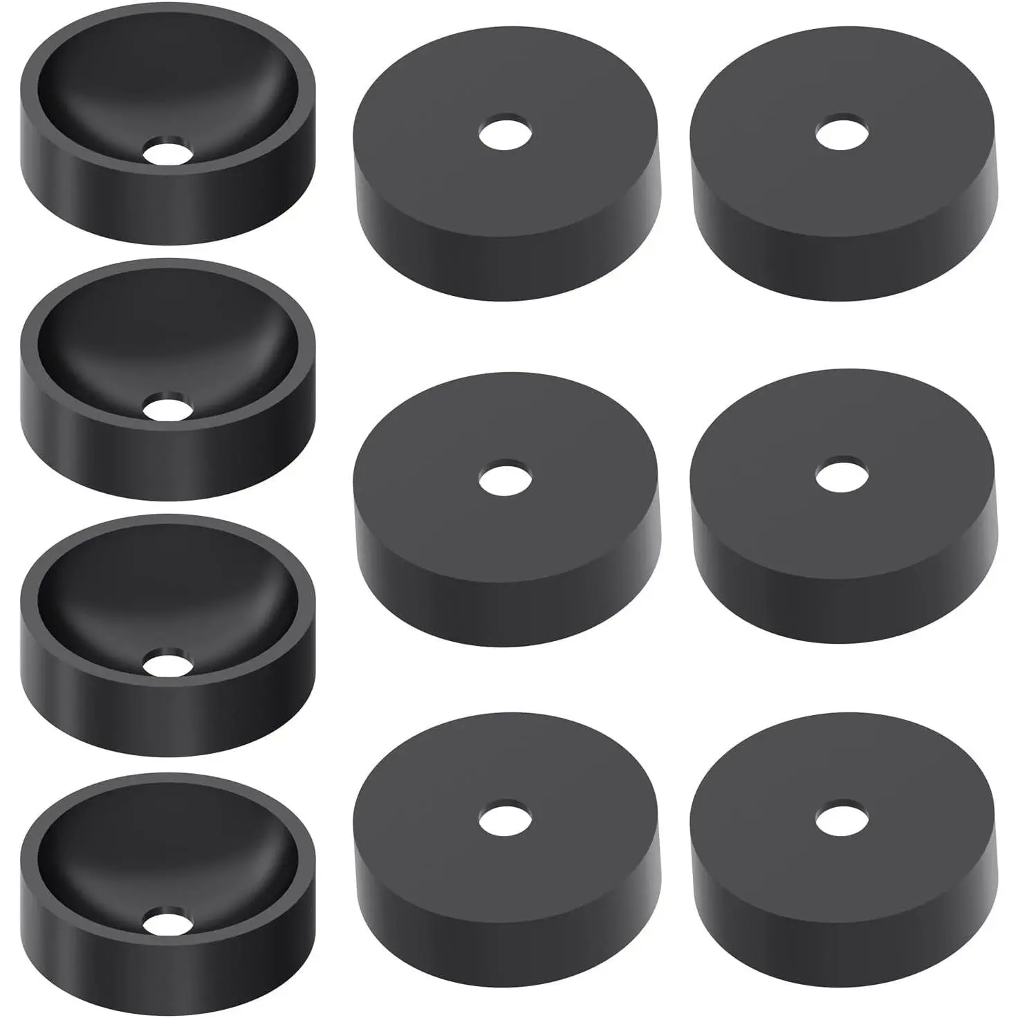 10 Pack  Phone Holder Non-Slip Pads 17mm Ball  Rubber Inserts Adapter for  MagSafe  Mount Charger  Phone Mount Holder Windshield Dashboard GPS  Cam Cup Holder Expander