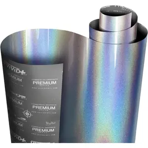 + Ultra Gloss  Rainbow Metallic Vinyl (1ft x 5ft)   Wrap Film