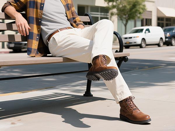 Bruno Marc Men's Dress Oxford Fashion and Comfort Ankle Lace Up Boots