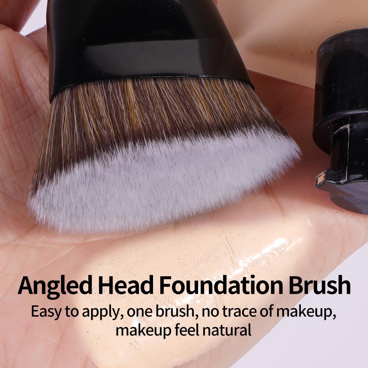 MAANGE Professional Makeup Brush Set, 4 Pcs/Set Versatile Soft Makeup Brushes for Foundation, Eye Shadows & Highlighter, Brushes with Comfortable Grip #GLOBAL PICKS