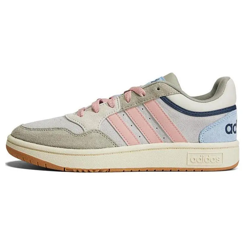 adidas Neo Hoops 3.0 Leather Non-Slip Durable Low-Top Skate Shoes HP6901