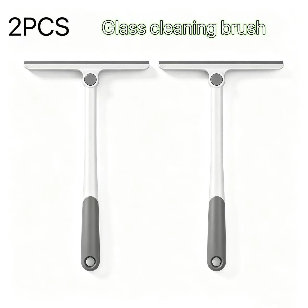 2pcs Home Glass Scraper Cleaning Tool, Car Window Squeegee, Bathroom Water Board, American Style Glass Cleaner, for Bedroom & Kitchen Use