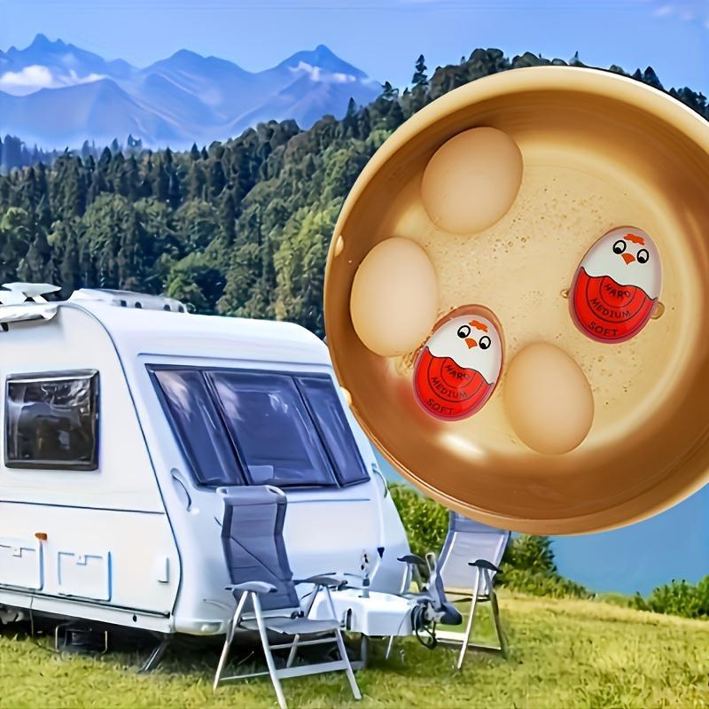 Egg Timer and Egg Holder, Kitchen Fun Soft Boiled and Hard Boiled Egg Timer in or Random Colors, Easy to Read for Perfect Cooking