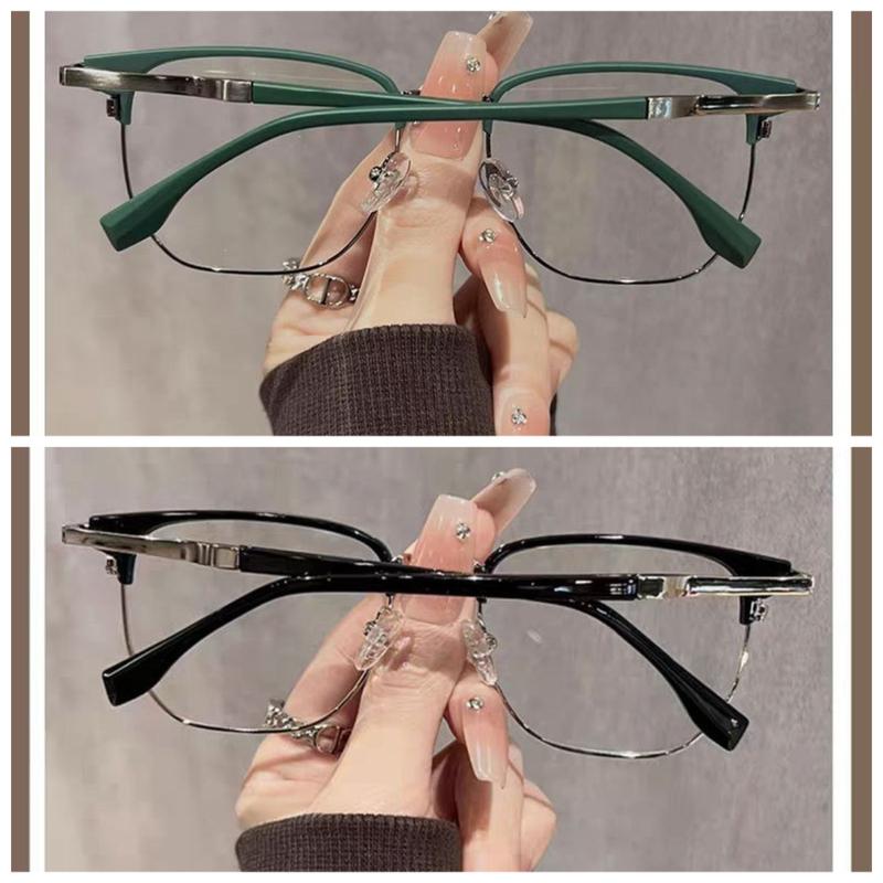 Men’s Anti-Blue Light Glasses, Classic Square Frame with HD Clear Lenses, Lightweight Comfortable Computer Eyewear for Office Work, Gaming, Study & Daily Screen Use