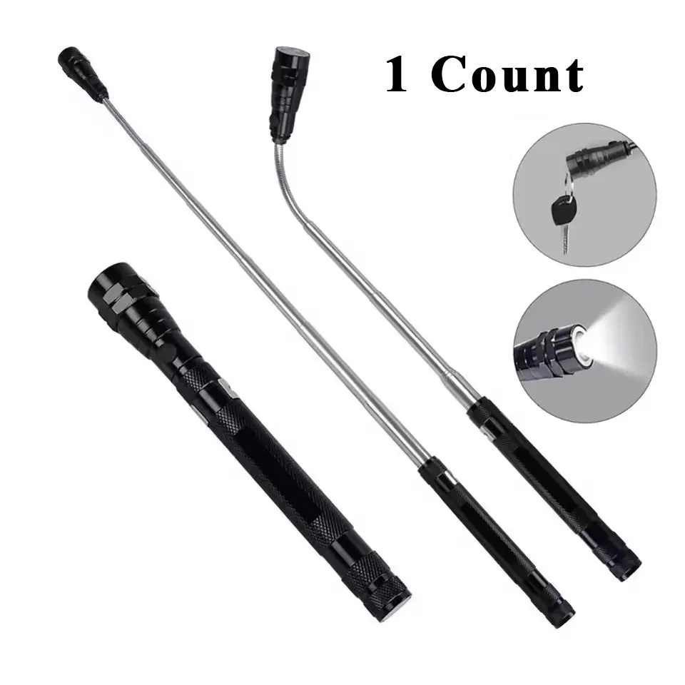 3 LED Work Light, 360° Flexible Neck, Pen Design, Magnetic Base, Ideal for Tight Spaces, Emergency Home Repair, Handheld Portable, Led Light Torches