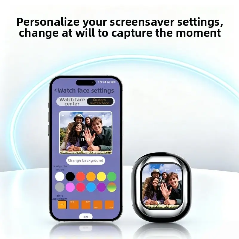 WirelessintelligentAItranslationheadphones,featuringanLEDfullcolordisplay,slidingtouchscreen,APPinformationreception,phoneanddialing,earphonepositioning,customizablescreensavers,over150+AItranslations,suitablefortravel and business scenarios.