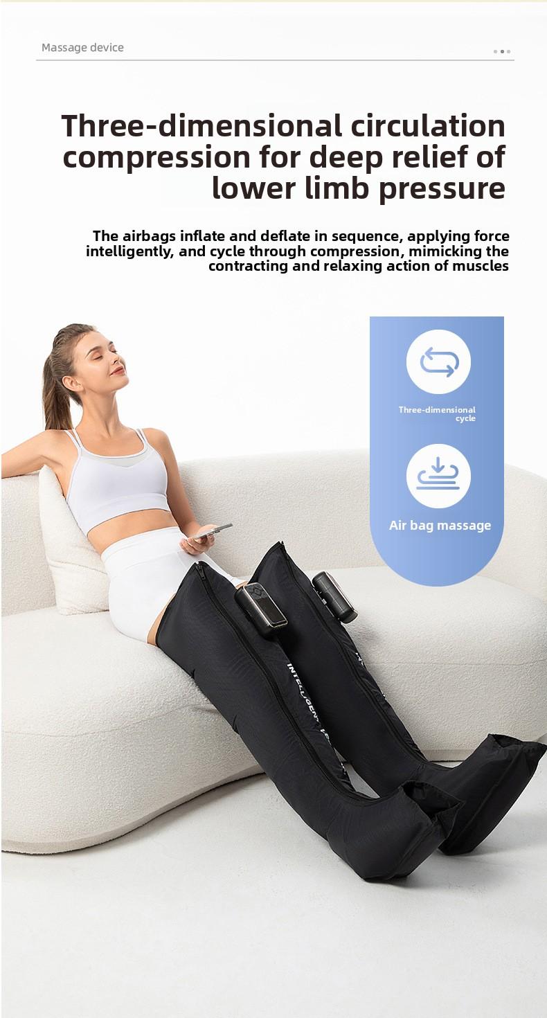Wearable Air Wave Leg Massager, Kneading Foot Pressure Massager, Foot Therapy Machine, Leg Sleeve Airbag Leg Beauty Device