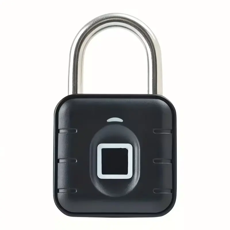 1pc Fingerprint Padlock, Digital Lock for Dorms, Suitcases, Cabinets, Office Doors, Car Trunks, Secure Access Control Device