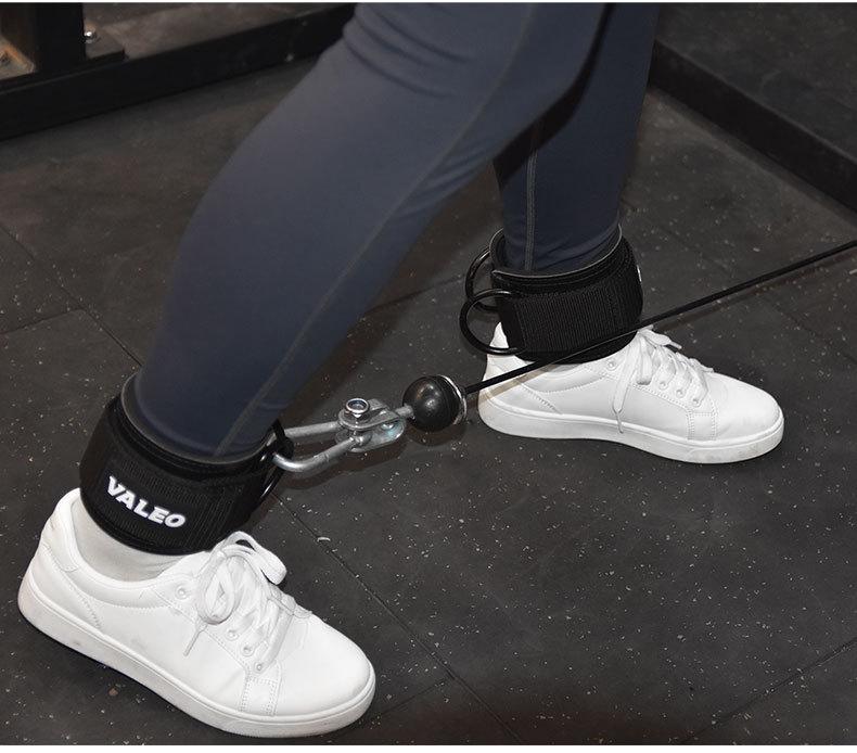 Fitness ankle strap ankle cuff leg binding belt leg and hip training equipment gantry frame leg training hip training strength leg strap leg cuff ankle strap foot pedal resistance machine