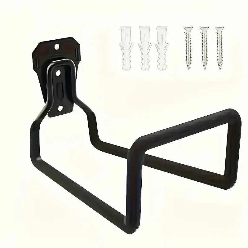 Garden Hose Rack, Rust-Resistant Durable Wall-Mounted Storage Shelf, Safe Extension Hose Organizer for Outdoor Gardens and Garages, Includes 4 Screws
