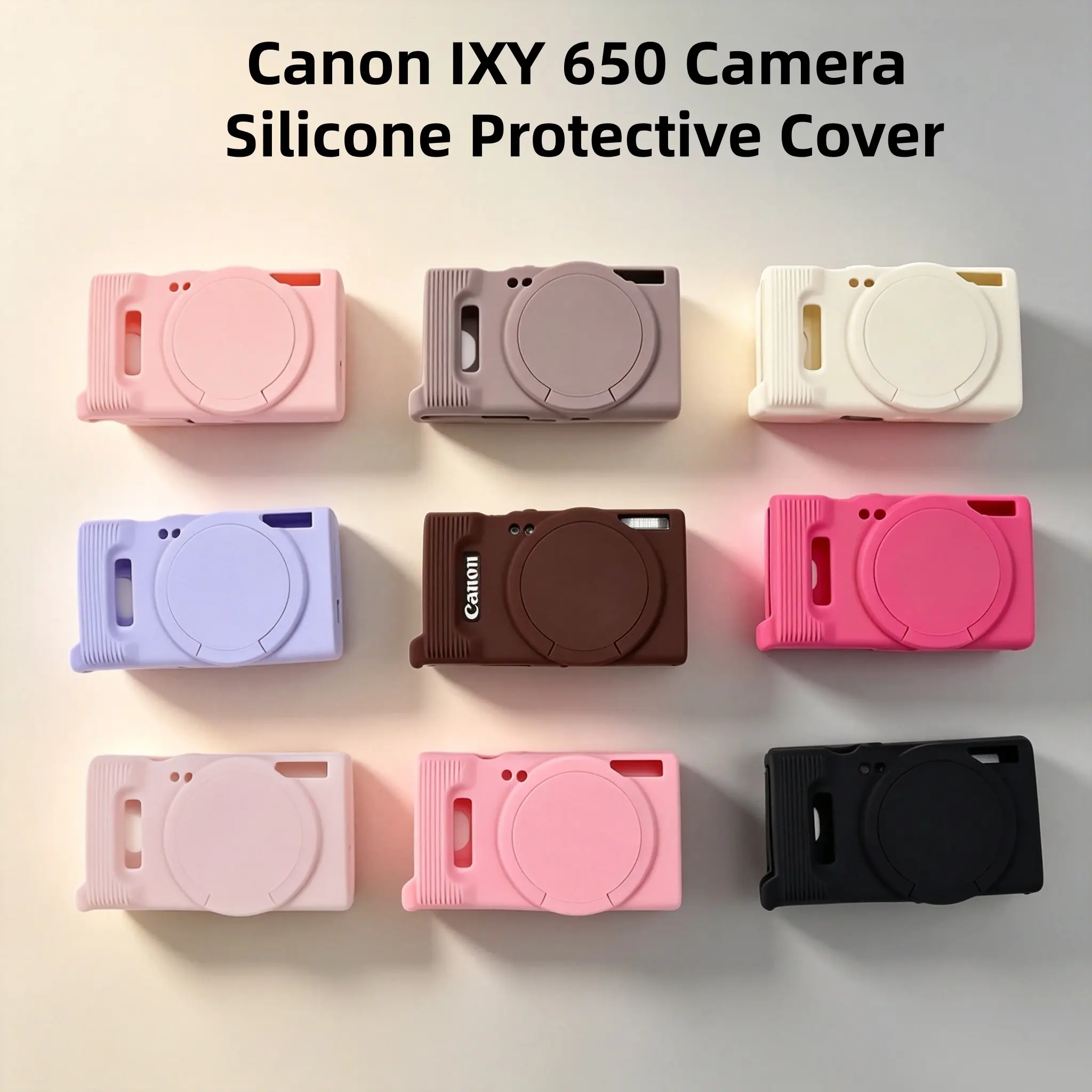 Suitable for Canon IXY 650 camera silicone protective case Cover IXY650/ELPH 360 protective case soft shell anti drop