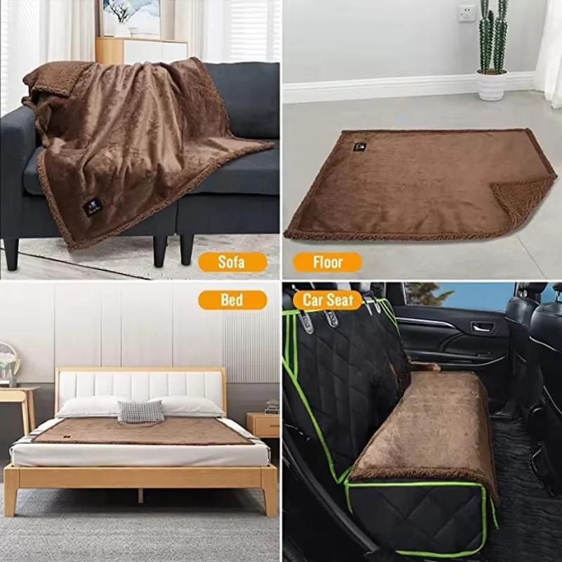 2025 New Waterproof Blanket for Couple, Large Size for Beds Bedroom Throw Luxury Shaggy Warm Blankets Lovers Microfibre-blanket