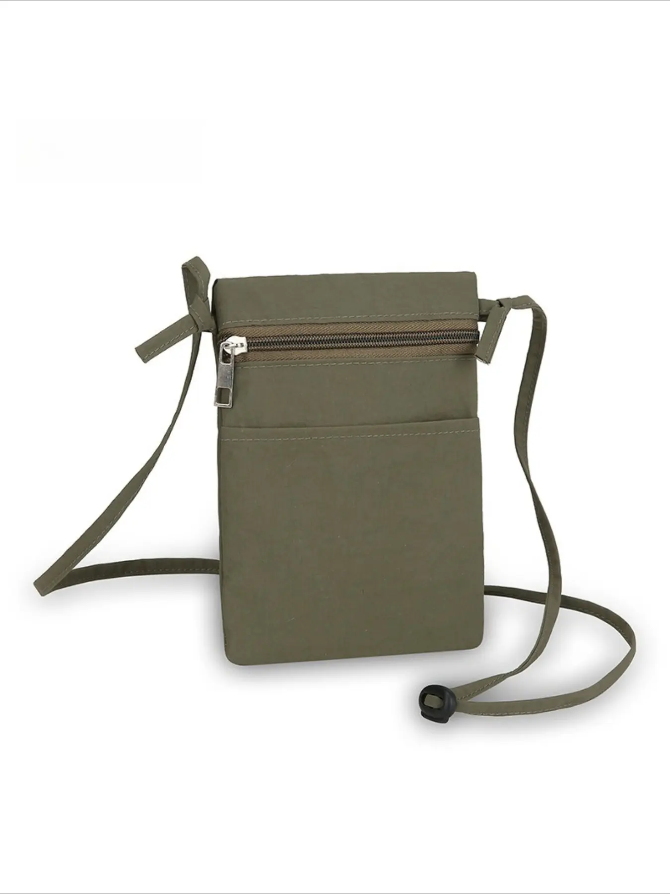 Military Crossbody Shoulder Bag, Durable Waterproof Nylon, Multiple Pockets, Lightweight Casual Style, Ideal for All Seasons