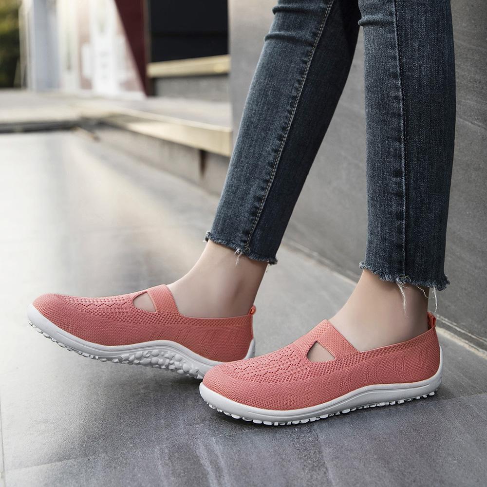 Barefoot Flats Shoes for Women Casual Slip on Zero Drop Mesh Minimalist Walking Fashion Wide Toe Box Sneakers Lightweight Summer Athletic Sports Loafer