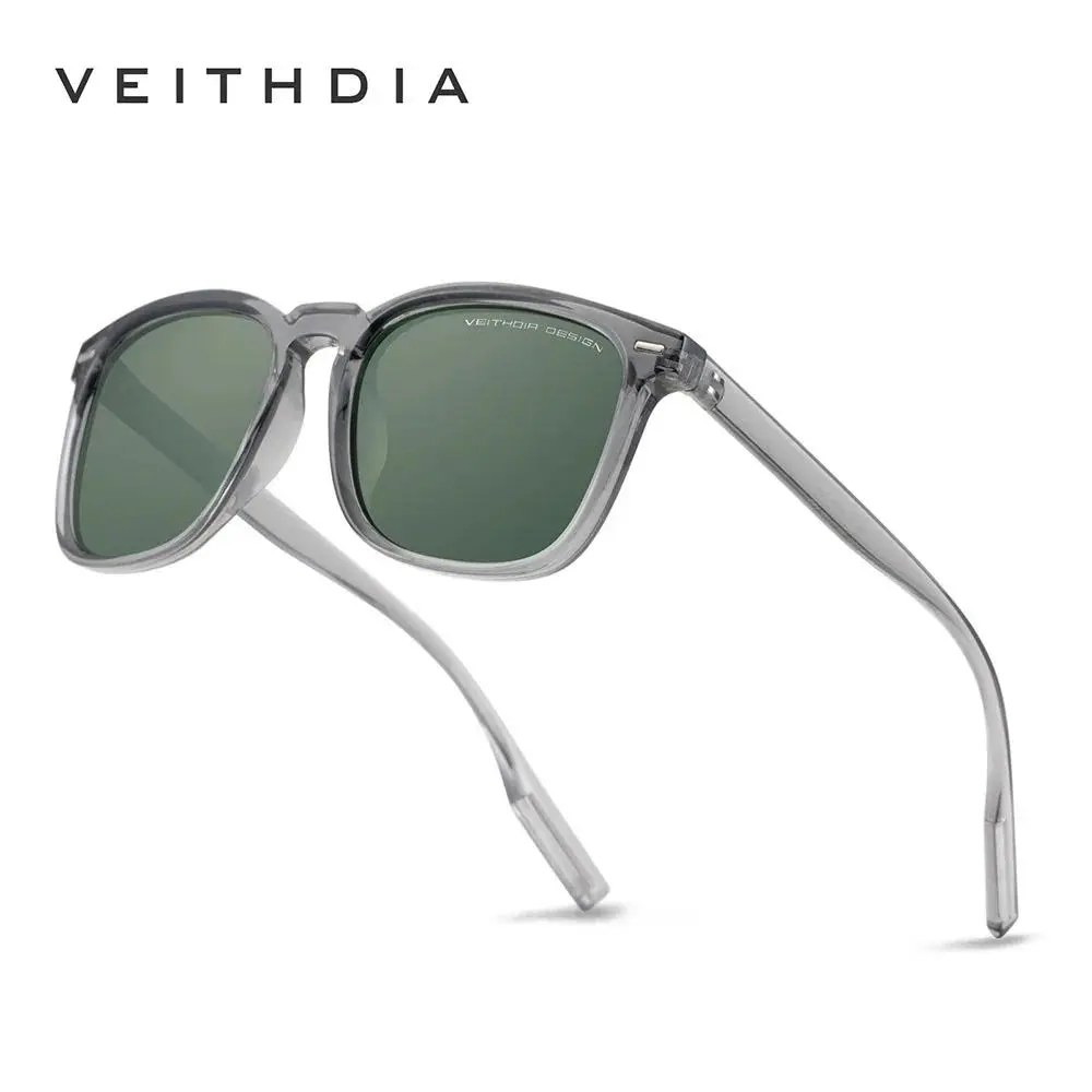 VEITHDIA Fashion Classic Polarized Men's Sunglasses,Driving Eyewear For Male, UV400 Protection Photochromic Sun Glasses 7508