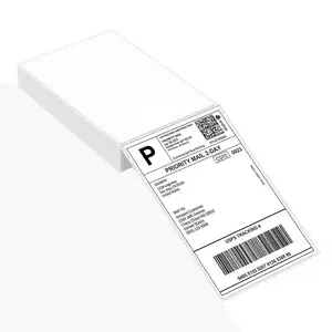 4x6 Inch Self-Adhesive Shipping Labels, 100 Sheets/200 Sheets Thermal Labels, 100 X 150mm for D100 & D200 Thermal Printers