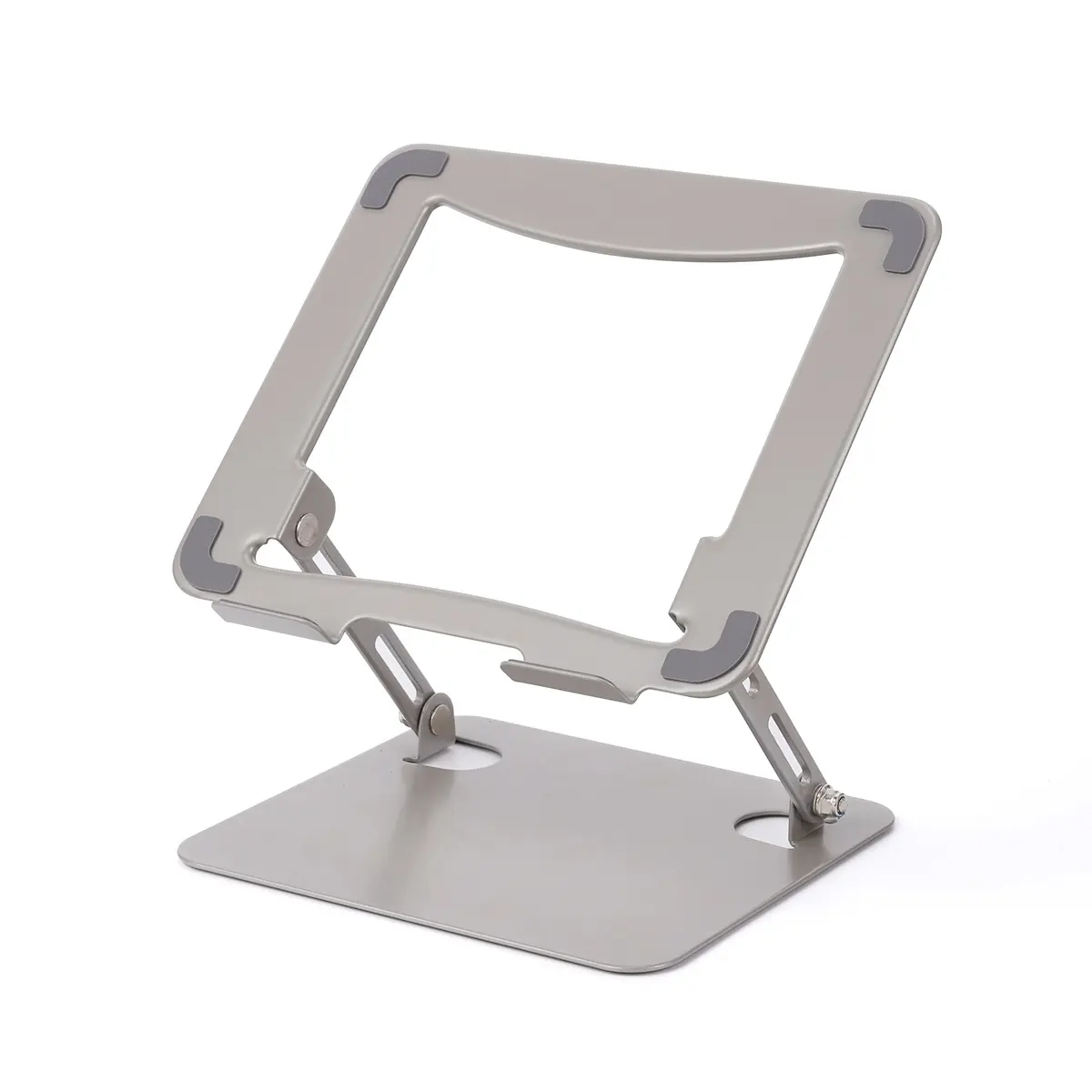 Adjustable Laptop Stand, Foldable Metal Notebook Riser with Cooling, Desktop Stand Compatible with 10-17.3 Inch Laptops for Office Home, Computer Notebook Holder for MacBook Air Pro, Office Desk Accessories