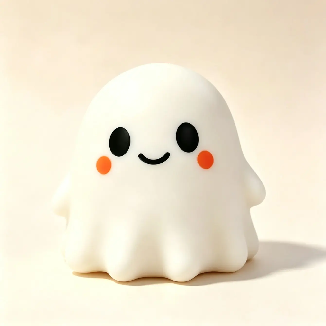 Cute Ghost Squishy Stress Relief Toy, Halloween Slow Rising Squeeze Fidget Toy, Kawaii White Ghost Decor Ornament with Detachable Purple Bow, Soft Stretch Sensory Desk Toy for Anxiety Relief, Perfect Halloween Christmas Party Favor Gift for Teens & Adults