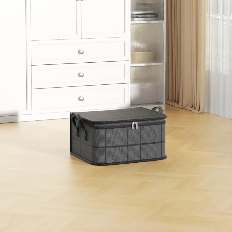 Foldable Clothes Storage Bins Clothes Organizer Large Capacity Wardrobe Sorting Storage Bucket Waterproof Multifunction