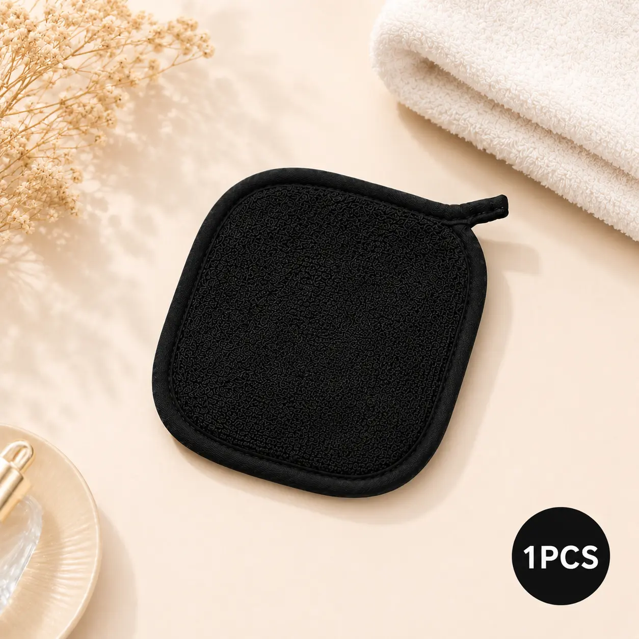 1PCS Reusable Makeup Remover Towels, Soft Microfiber Facial Cleansing Cloths for Face, Eye & Lip Makeup, Washable Face Towels for Women