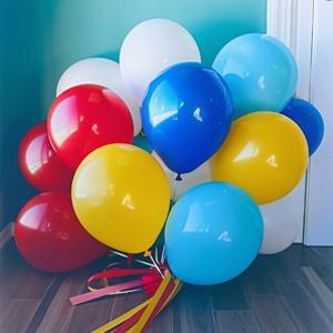100 PCS 12" Assorted Color Latex Balloons , Bulk Pack for Birthdays, Baby Showers, Weddings & Parties