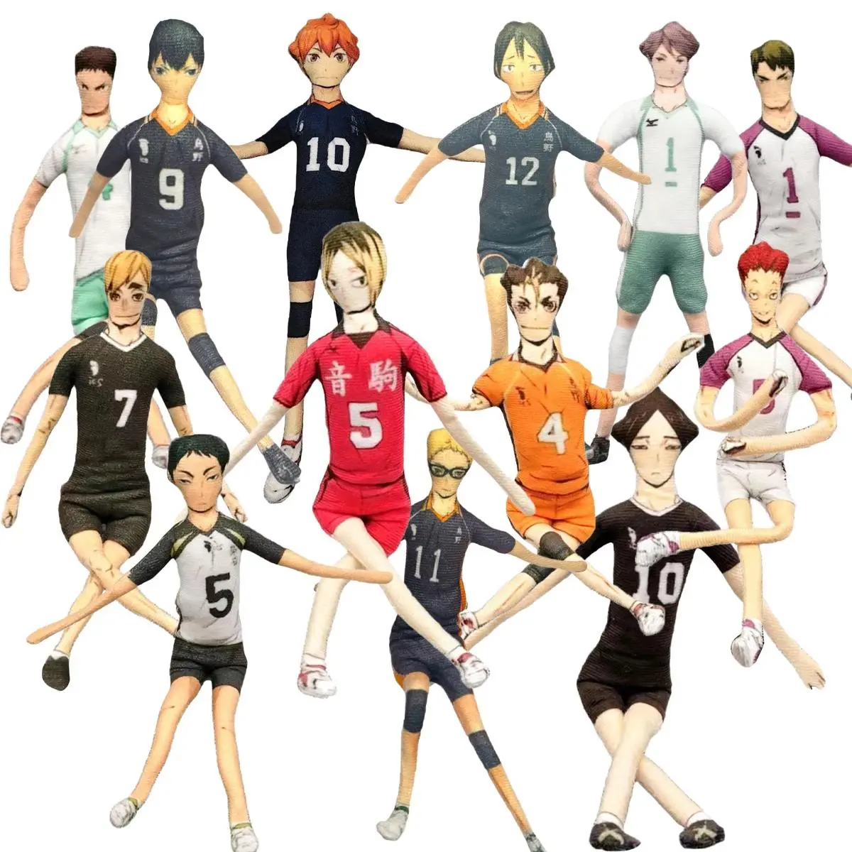 Shoyo Anime Plush toy Tobio Kageyama figure Oikawa Tooru plush Tsukishima Ke Kozume Kenma Plush doll Funny toys Christmas Gift