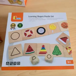 Montessori Early Education Toy Box, Enhances Baby's Logical Thinking, Dice Game for Shape Recognition, Improves Hand-Eye Coordination