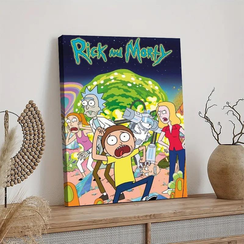 Rick And MortyPoster for Bedroom Aesthetic Canvas Wall Art Living Room Painting Picture Print Modern Family Decor Artist Bathroom Landscape Rick And MortyPoster for Bedroom Aesthetic Canvas Wall Art Living Room Painting Picture Print Modern Family Decor Artist Bathroom Landscape