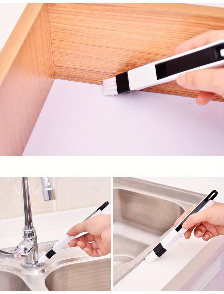 Window Groove Brush - Crevice, Dustpan, Air Conditioner Cleaner |   Multi-Purpose Kitchen Cleaning Tool