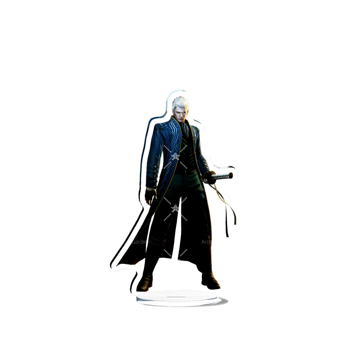 Game Devil May Cry Vergil Dante Acrylic Stand Model Plate Decoration Originality Desk Figure Display Gift Products  Exclusive