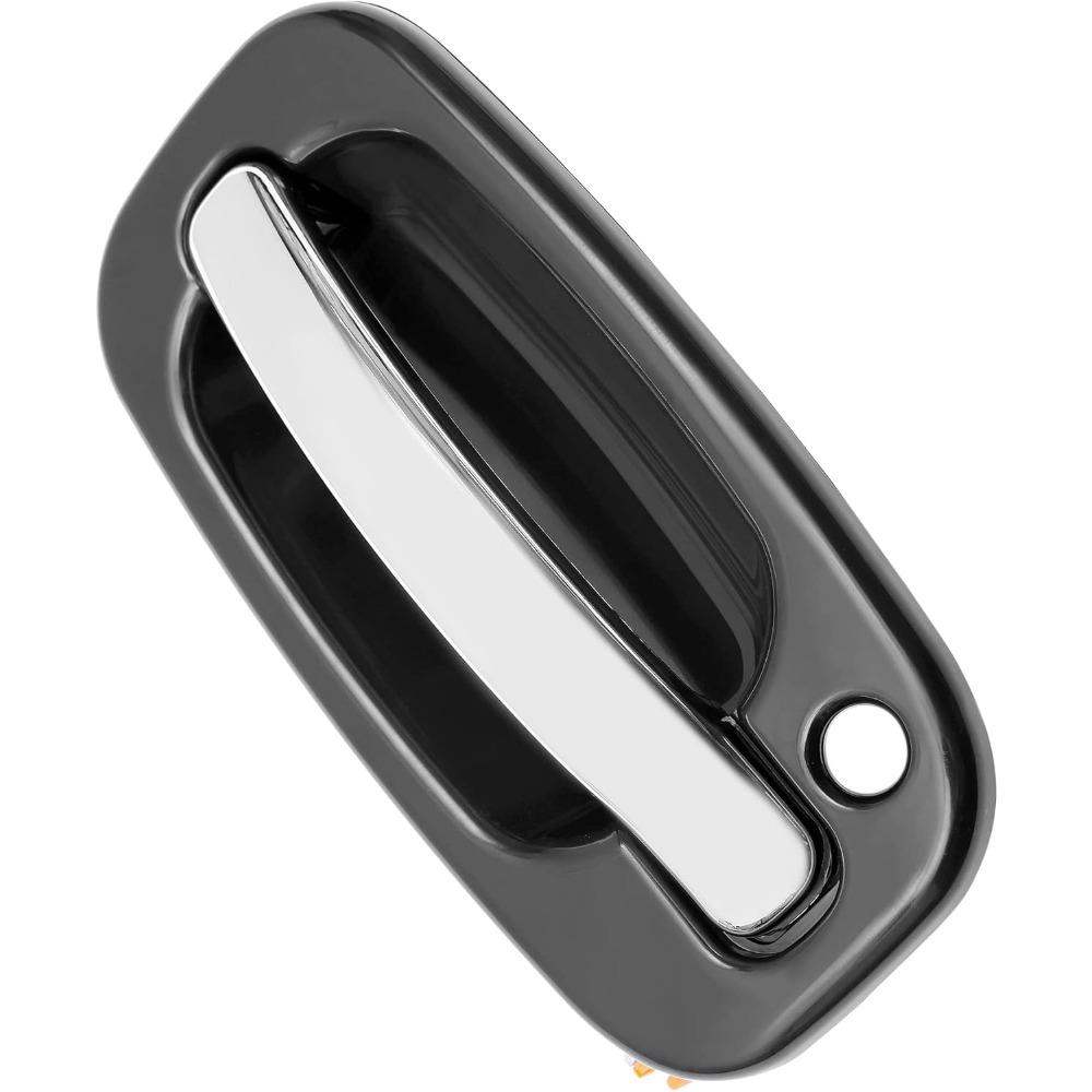 SUNDAY MIRTH Exterior Door Handles, Compatible With 1999-2007 Chevy Silverado,Suburban,Tahoe,Avalanche, GMC Sierra,Yukon,Escalade, Chrome Lever, Front Left & Right Side| Replaces# 15034985, 15034986