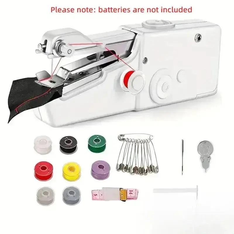 Upgrade Your Sewing Game with This Portable Electric Hand Sewing Machine, Sewing Machine Handheld, Perfect for Beginners and Easy to Use, Compact Design for On-The-Go Sewing
