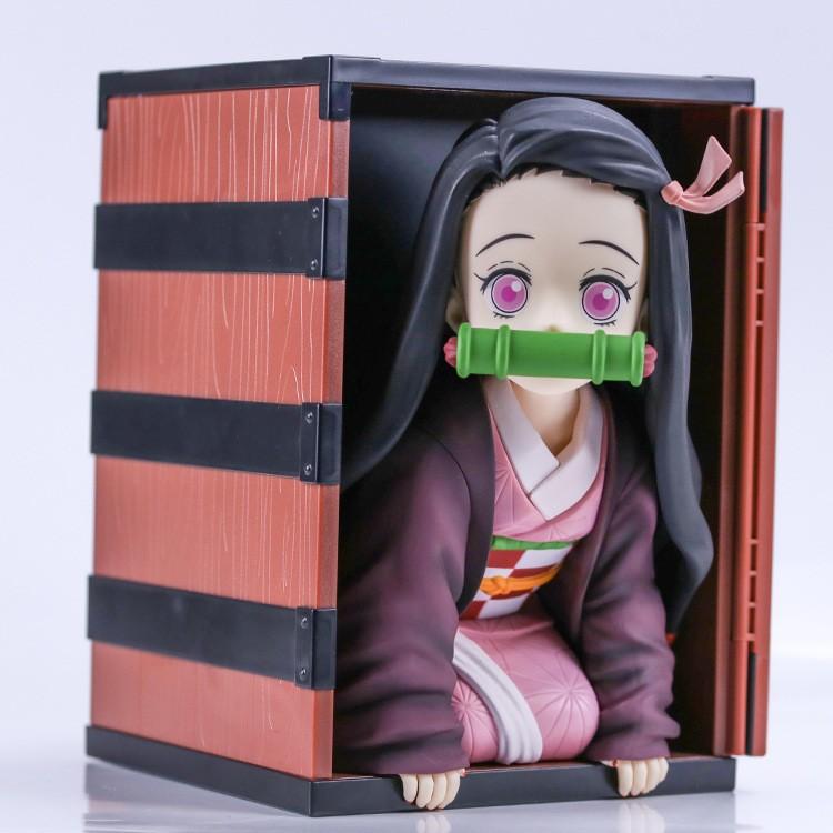 <Demon Slayer: Kimetsu no Yaiba> Nezuko Popcorn Bucket Practical Snack Container Can Hold Popcorn Candy Suitable for Outdoors and Movie Theaters