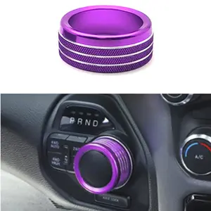 Car Interior Accessories, Scratch-Resistant Aluminum Shift Knob Decor Ring, Suitable for Dodge RAM 2018-2021 Interior Upgrade