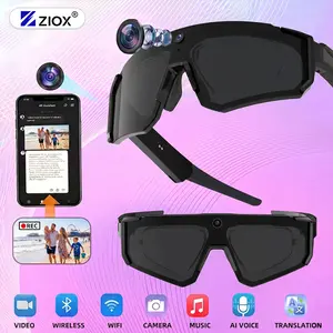 ZIOX AI Vision Smart Eyewear – ChatGPT Enabled, Real-time Translation & 2K Capture, Magnetic Fast Charge – Ultimate Easter Tech Gift for Him/Her