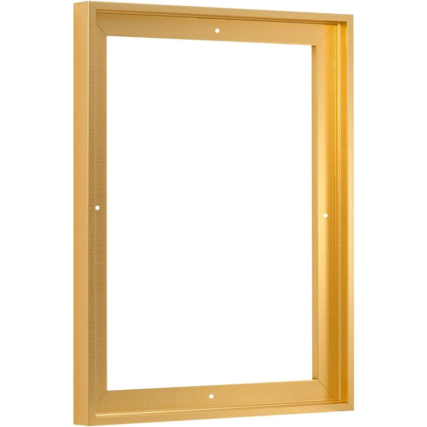 Canvas Floater Frame 16x20 for 3/4 (0.75) inch Deep Canvas Paintings/Canvas Prints/Wood Canvas Panels/Wall Art/Wall Decor/Home Decor/Artwork (Brass Gold, 16 x 20 inch, Portrait)