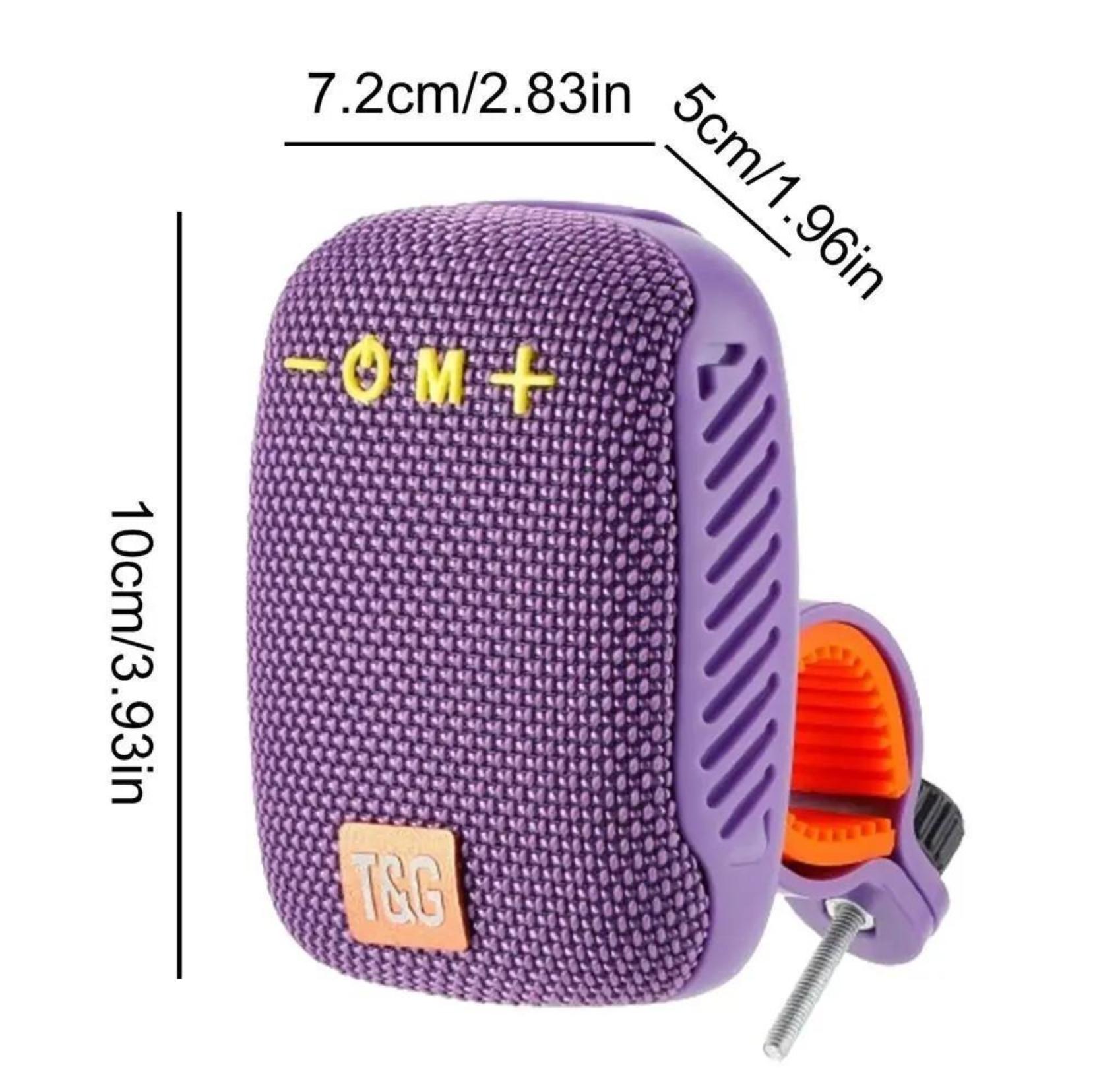 Wireless Portable Bluetooth Speaker, FM Radio Waterproof TWS Subwoofer, Mini Outdoor Loudspeaker Bass Sound Box for Bicycle Cycling, Weatherproof Music Speaker