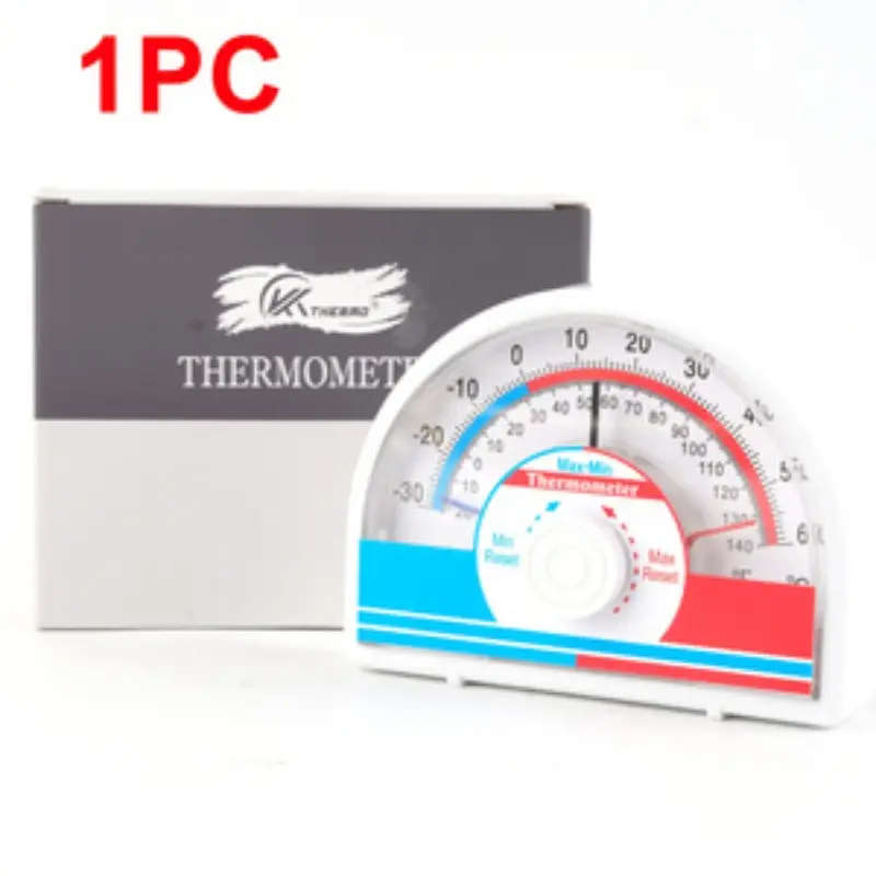 Home Temperature Meter, Indoor Max Min Thermometer, -30~60°C, Celsius/fahrenheit Dual Scale, Wall Mount/stand Style, Battery-Free