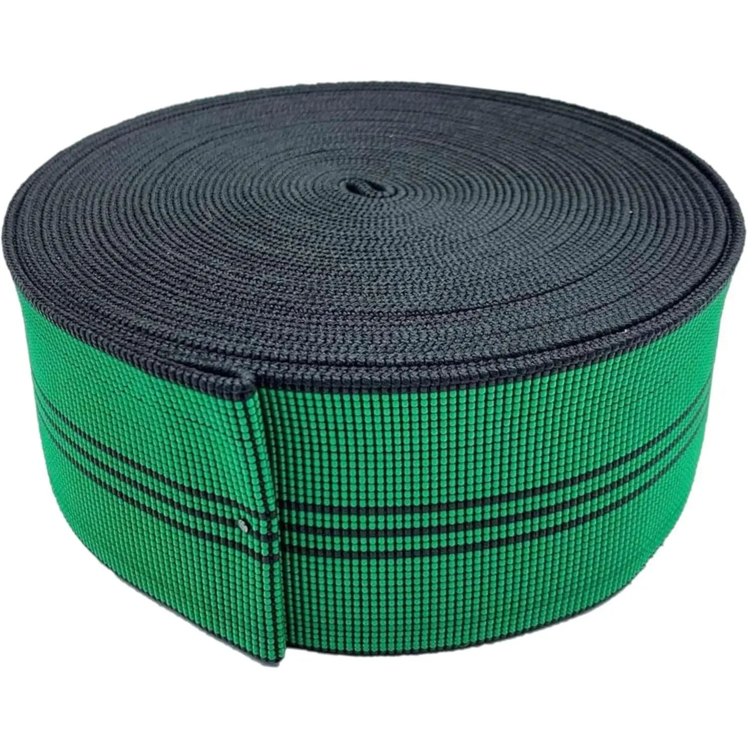 Elastic Latex Webbing Roll - 2in×32ft Upholstery Repair Material, Stretchy Belts for Chair Repair, Elastic Bands for Couch, Sofa, Lawn Chair Seater Replacement