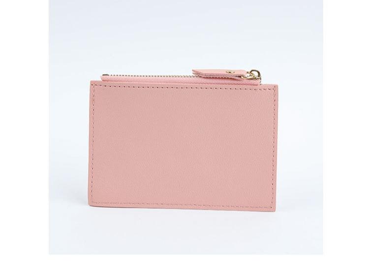 Women's Small Slim Bifold Wallet Compact PU Leather Credit Card Holder with Multi-Card Slots, Zipper Coin Pocket Thin Minimalist Purse for Daily Use
