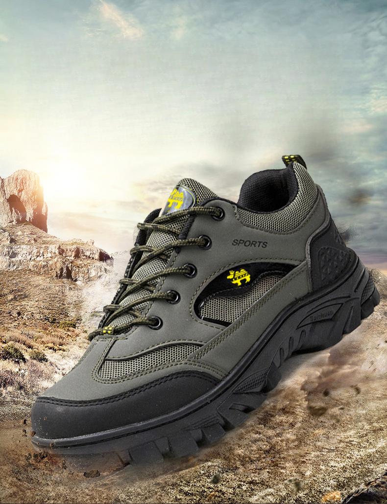 UYCEKK Men'S Hiking Shoes| Round Toe Lace-up Outdoor Sports Shoes, Casual Running Shoes, Trendy Comfortable, Spring Summer 2026 New Arrival, Perfect for Father'S Day & Back to School