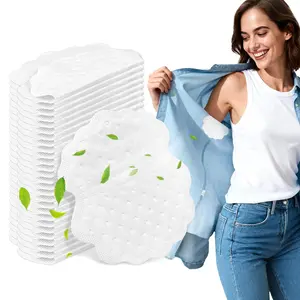 Unisex Underarm Sweat Pads - 100 Pack (50 Pairs) Body Care Disposable Lightweight Non Visible Sweat Protection, Unscented Comfortable Hyperhidrosis Solution