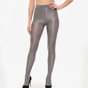 Women's Glossy Sheer Tights | High Waist Pantyhose | Office and Party Hosiery | Smooth Legwear for Dresses