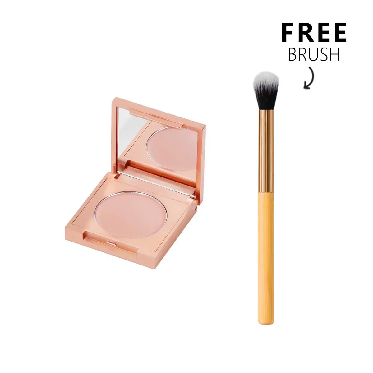 MAYCHEER Colored Clay CC Undereye Corrector, Under Eye Concealer with Brush, Dark Circle Defense, Under Eye Color Corrector for Dark Circles